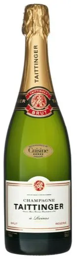 Taittinger, Reserve, Blanco, NV, Champagne. Imagen de botella