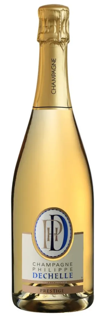 Champagne Philippe Dechelle Prestige, Blanco, NV, Champagne. Imagen de botella