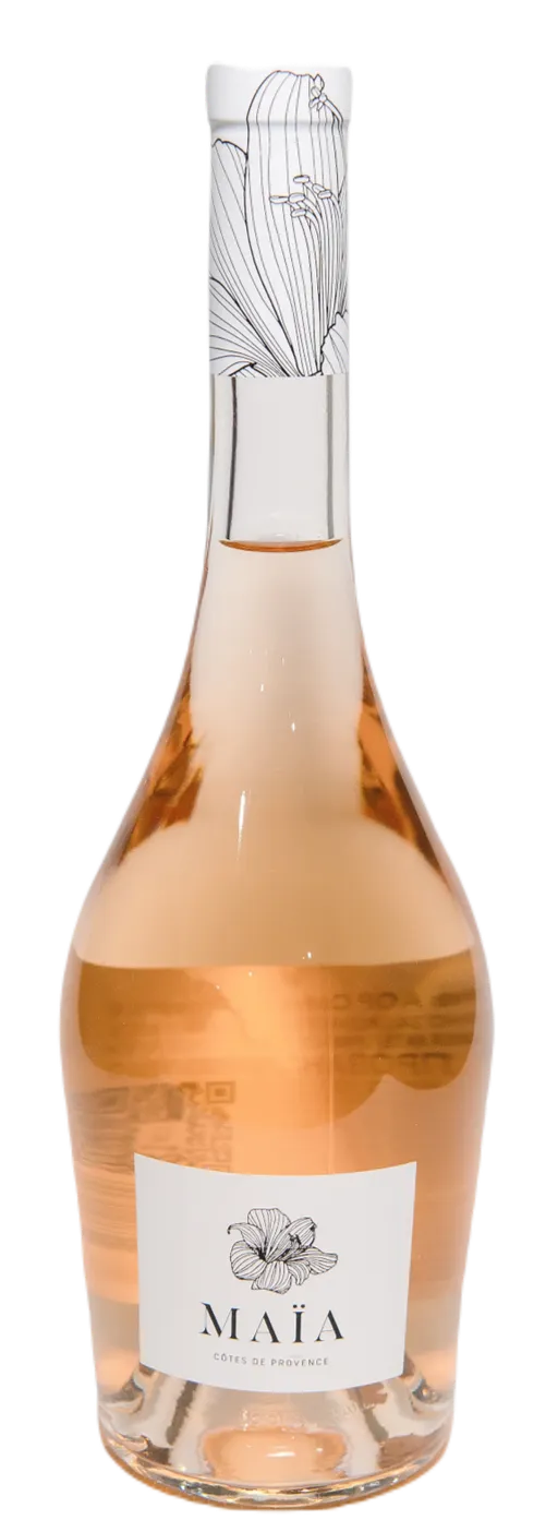 Château Saint-Maur Maїa, Rosado, 2019, Côtes de Provence. Imagen de botella
