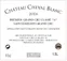 CHATEAU CHEVAL BLANC (SAINT-EMILION) CHATEAU CHEVAL BLANC, Premier Grand Cru Classé, Rot, 2016, Saint-Emilion grand cru. Das hintere Etikett