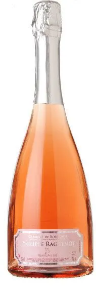 Vignobles Raguenot Artistes du Vin Philippe Raguenot, Rosato, NV, Crémant de Bordeaux. Immagine della bottiglia