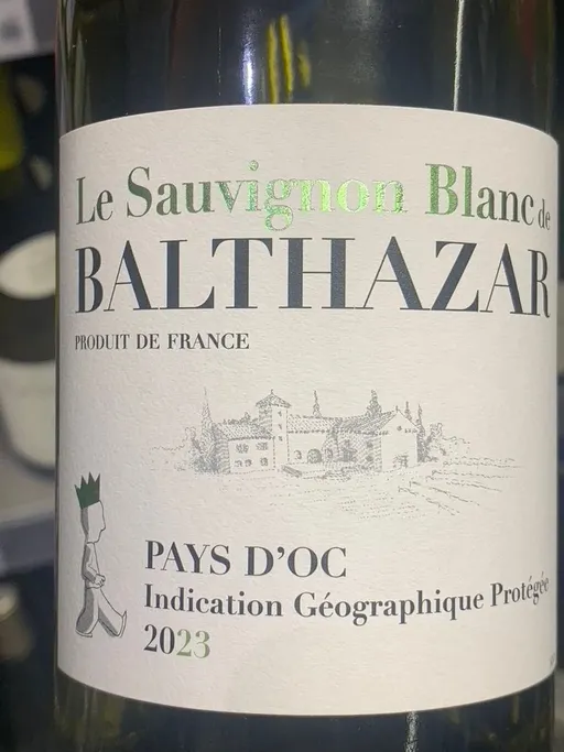 Pierrick Harang Wine Le Sauvignon Blanc de Balthazar, White, 2023, Pays d'Oc. Front label