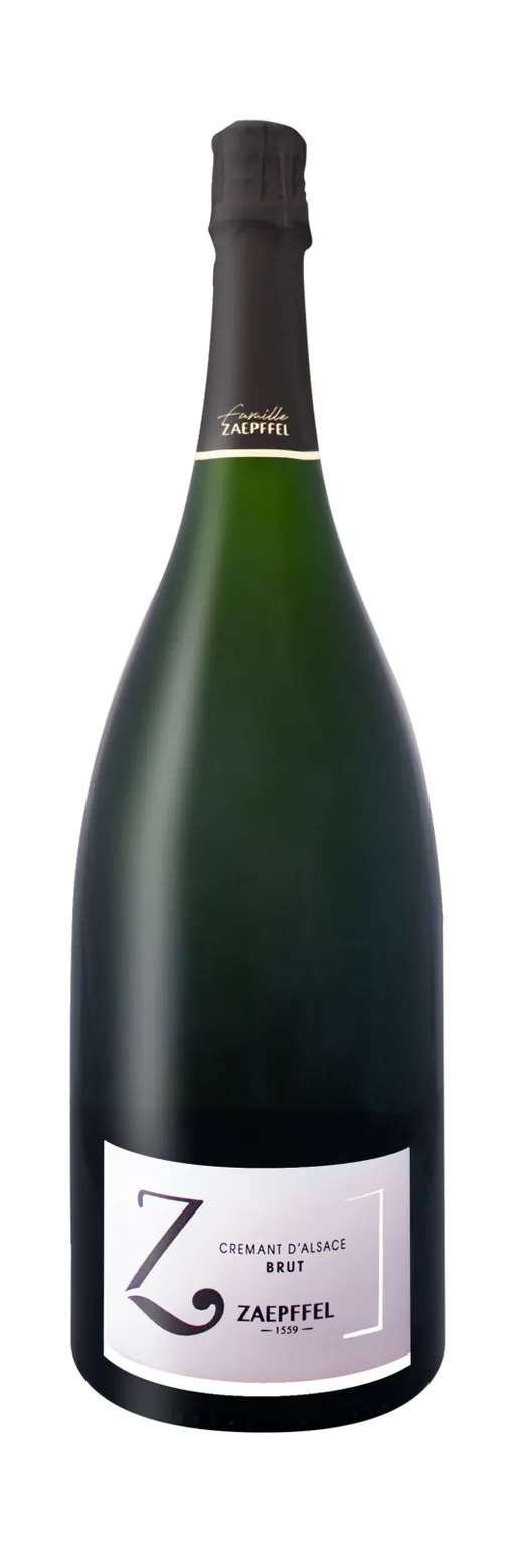 FAMILLE ZAEPFFEL, cremant blanc brut, White, 2018, Alsace ou Vin d'Alsace. Bottle image