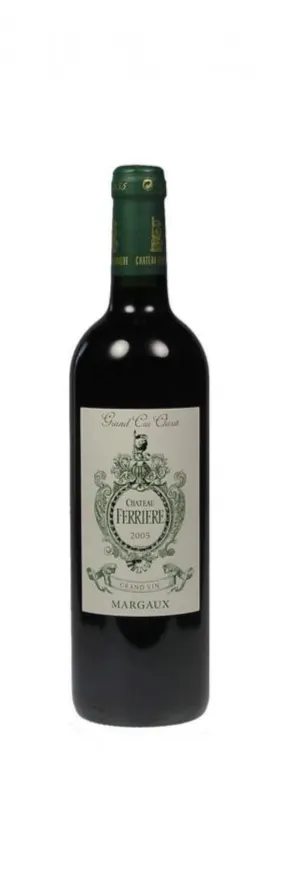 Château Ferrière, Troisième Cru Classé, Red, 2005, Margaux. Bottle image