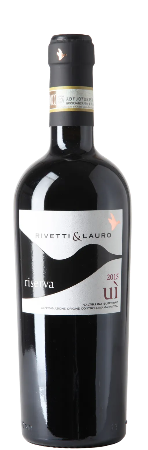 Cantine Rivetti & Dell'Orco Rivetti & L'Orco, Riserva, Rosso, 2019, Valtellina Superiore. Immagine della bottiglia