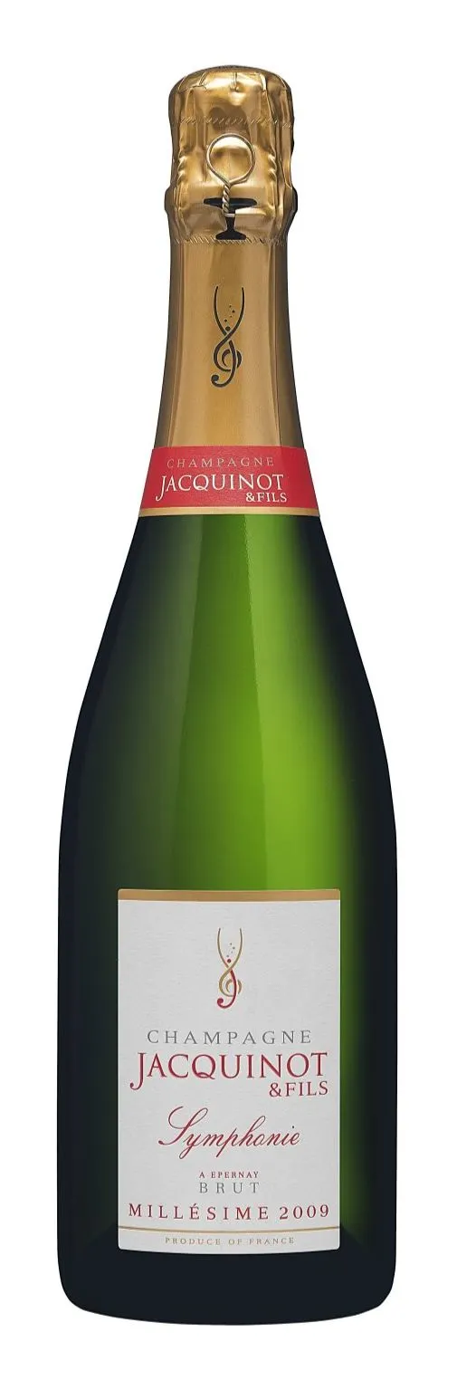 Champagne Jacquinot & Fils SYMPHONIE, Weiß, 2009, Champagne. Flaschenabbildung