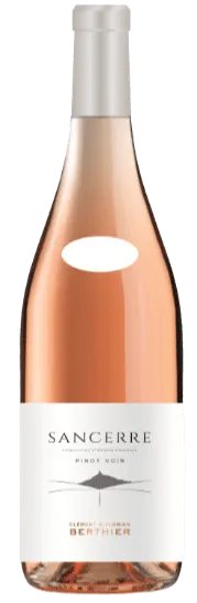 SCEV "VIGNOBLES BERTHIER" Clement & Florian Berthier, Rosado, 2021, Sancerre. Imagen de botella