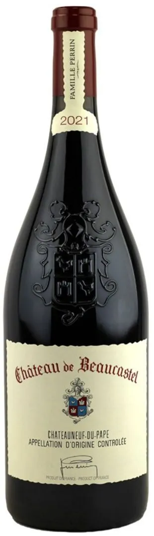 SOCIETE FERMIERE DES VIGNOBLES P.PERRIN Château de Beaucastel, Red, 2021, Châteauneuf-du-Pape. Bottle image