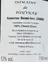 Gilbert VINCENDEAU Domaine de Pouvray, White, 2000, Vouvray. Back label