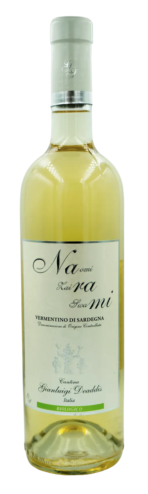 Cantina Gianluigi Deaddis Az. Agr. Deaddis S.S. Cantina Gianluigi Deaddis, Narami Biologico, Blanco, 2022, Vermentino di Sardegna. Imagen de botella