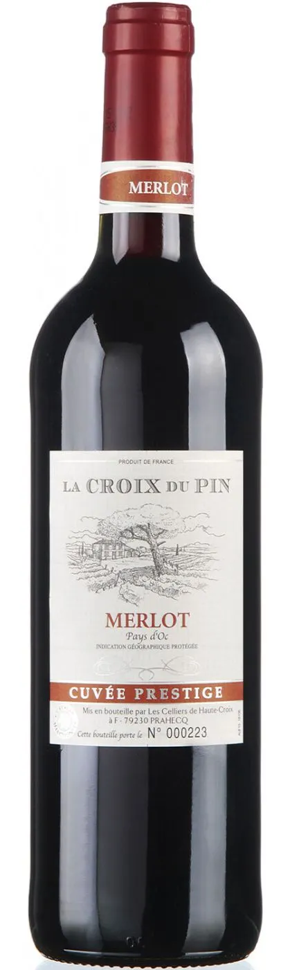 La Fiée des Lois La Croix du Pin, Cuvée Prestige Merlot, Red, 2020, Pays d'Oc. Bottle image