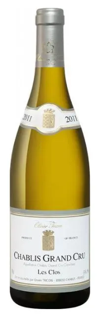 Olivier Tricon LES CLOS, Weiß, 2011, Chablis Grand Cru. Flaschenabbildung