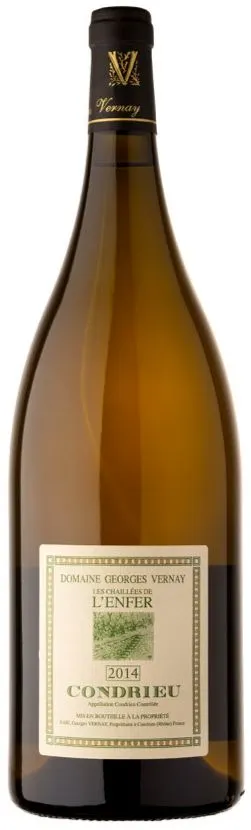 GEORGES VERNAY Domaine Georges Vernay, Les Chaillees de L'ENFER, Blanc, 2014, Condrieu. Image de la bouteille