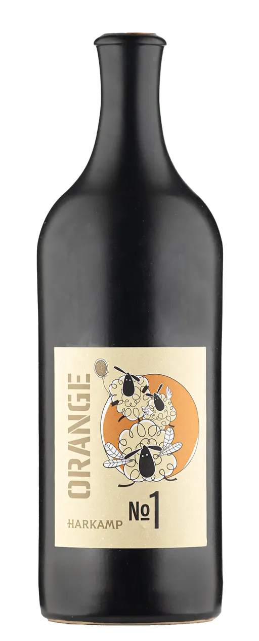 Harkamp ORANGE No 1, White, NV. Bottle image