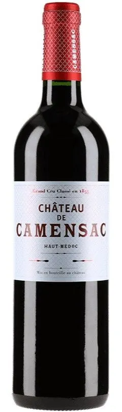 Château de Camensac, Grand Cru Classe, Rot, 2015, Haut-Médoc. Flaschenabbildung