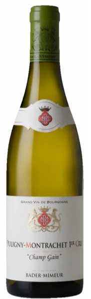 Bader-Mimeur CHAMP GAIN, Bianco, 2017, Puligny-Montrachet premier cru. Immagine della bottiglia