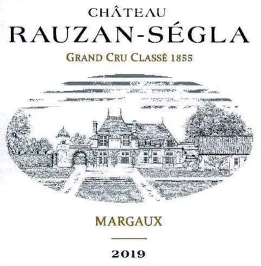 Château Rauzan-Ségla, Deuxième Cru Classé, Red, 2019, Margaux. Front label