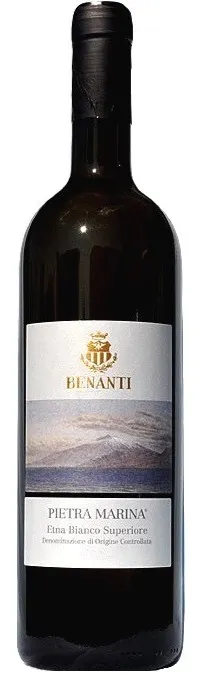 Benanti Pietra Marina, Etna Bianco Superiore, Blanco, 2016, Etna. Imagen de botella