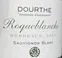 DOURTHE SAS Roqueblanche, Terroirs d'Exception, Bianco, 2021, Bordeaux. Etichetta frontale