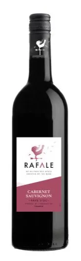 Vignerons Catalans Rafale, Cabernet Sauvignon, Red, 2019, Pays d'Oc. Bottle image