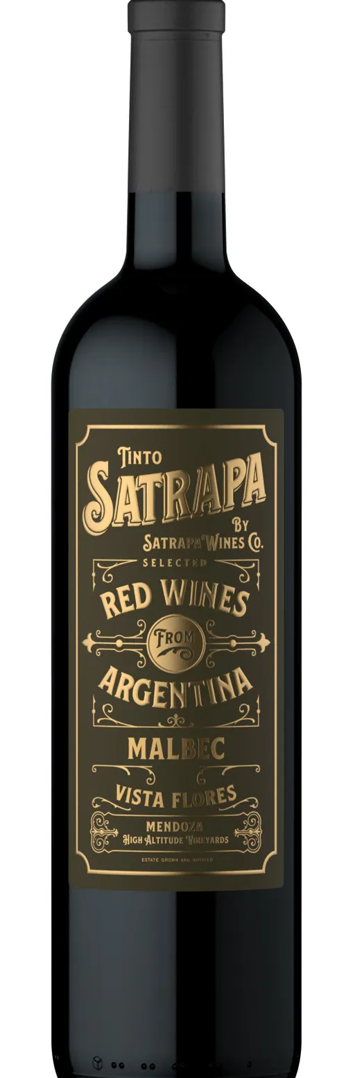 SATRAPA, VISTAFLORES, Red, 2023. Bottle image