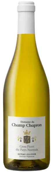 EARL SUTEAU OLLIVIER Domaine du Champ Chapron, Gros Plant du Pays Nantais sur Lie, Blanc, 2021, Gros Plant du Pays Nantais. Image de la bouteille
