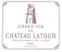 SOC CIVILE AGRICOLE CHATEAU LATOUR Crand Vin de Château Latour, Premier Grand Cru Classé, Tinto, 2010, Pauillac. Etiqueta frontal