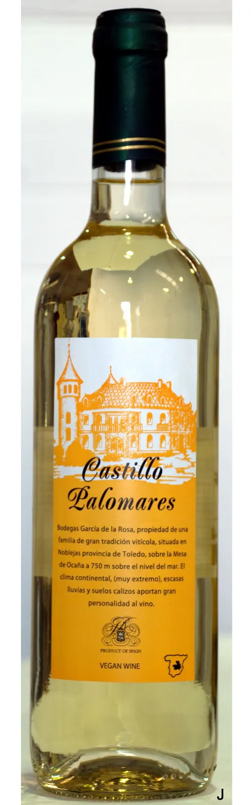 BODEGA GARCIA DE LA ROSA CASTILLO DE PALOMARES, Weiß, NV, Castilla. Flaschenabbildung