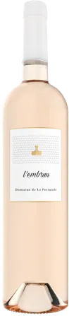 DOMAINE DE LA PERTUADE GOLFE DE SAINT TROPEZ, Cuvée L'Embrun, Rosé, 2021, Côtes de Provence. Image de la bouteille