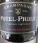 Champagne Potel-Prieux, GRANDE RESERVE, Bianco, NV, Champagne. Etichetta frontale