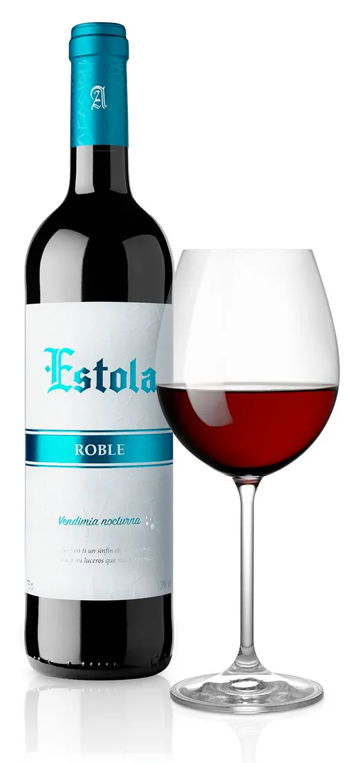 BODEGAS AYUSO SL Estola, Roble, Tinto, 2021, La Mancha. Imagen de botella