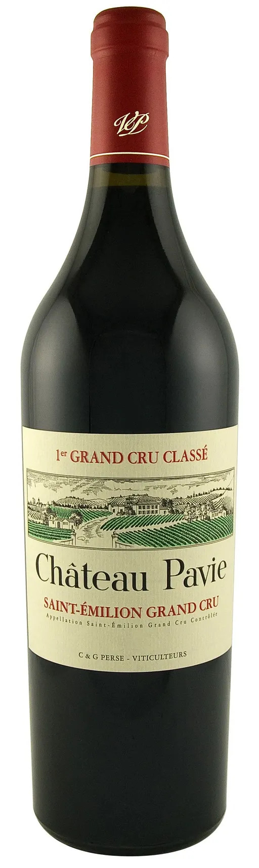 Château Pavie, Premier Grand Cru Classé, Rosso, 2010, Saint-Emilion grand cru. Immagine della bottiglia