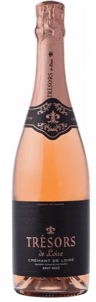 Joseph Verdier TRÉSORS DE LOIRE, Rosato, NV, Crémant de Loire. Immagine della bottiglia