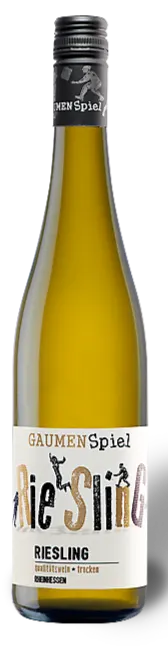 Peter Mertes Gaumen Spiel, Riesling, Bianco, NV, Pfalz. Immagine della bottiglia