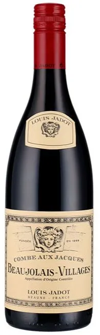 DOMAINE HERITIERS LOUIS JADOT Combe aux Jacques, Tinto, 2020, Beaujolais Villages. Imagen de botella