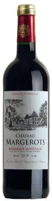 SCEA CHATEAU MARGEROTS CHATEAU MARGEROTS, Red, 2019, Bordeaux supérieur. Bottle image