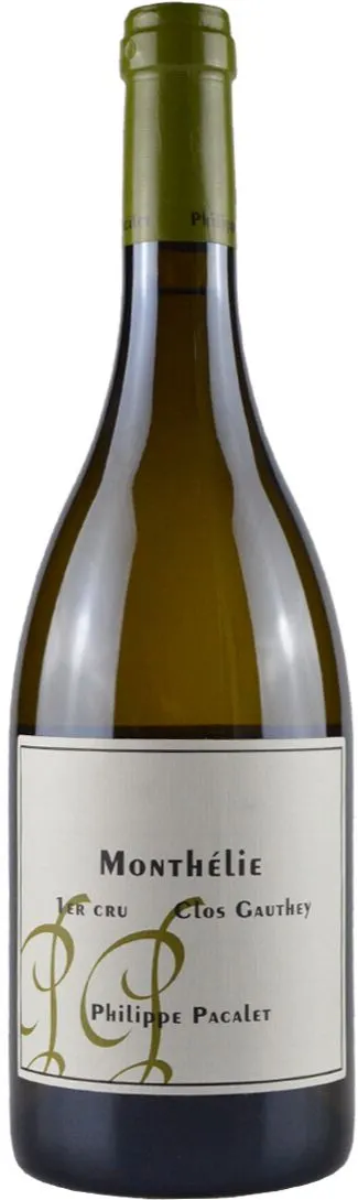 Philippe Pacalet, Weiß, 2018, Monthélie premier cru Le Clos Gauthey. Flaschenabbildung