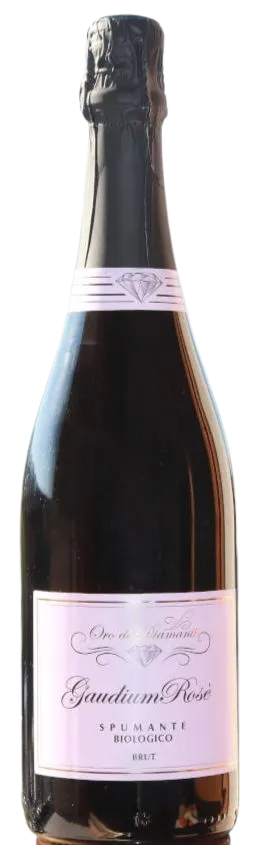 ORO DI DIAMANTI SOCIETA' AGRICOLA S.S. Gaudium Rosè, Biologico, Rosé, NV, Colli Bolognesi Pignoletto. Bottle image