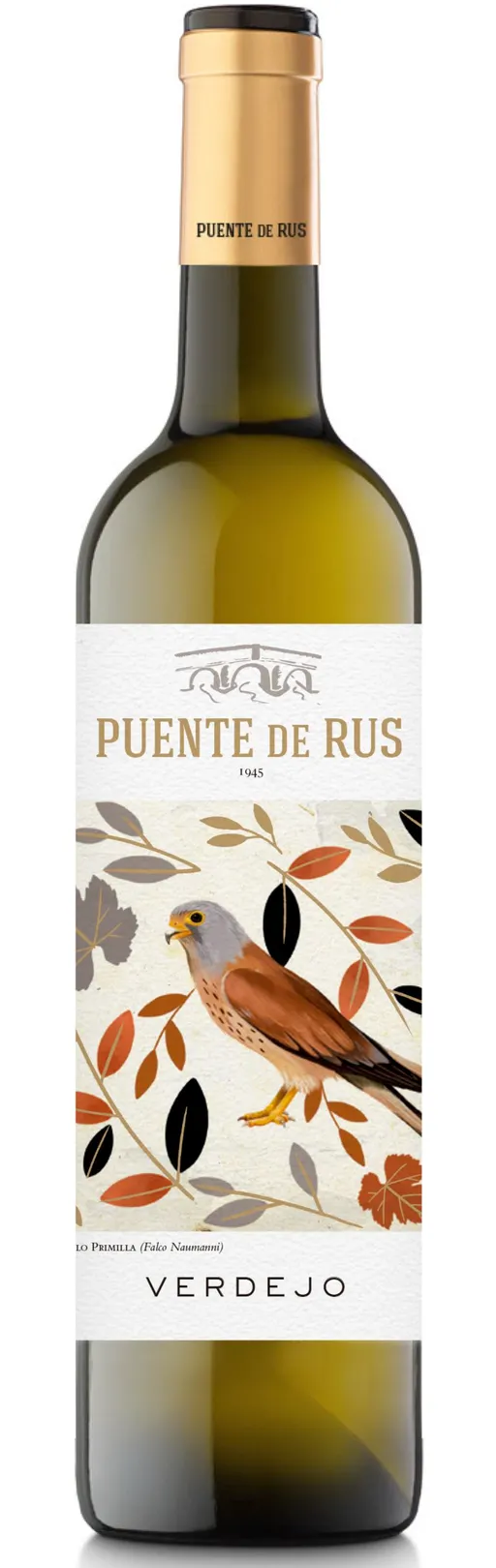 NTRA SRA DE RUS S.C. DE C-LM Puente de Rus Verdejo, Bianco, 2022, La Mancha. Immagine della bottiglia