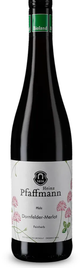 1616 Heinz Pfaffmann, Dornfelder-Merlot, Red, NV, Pfalz. Bottle image