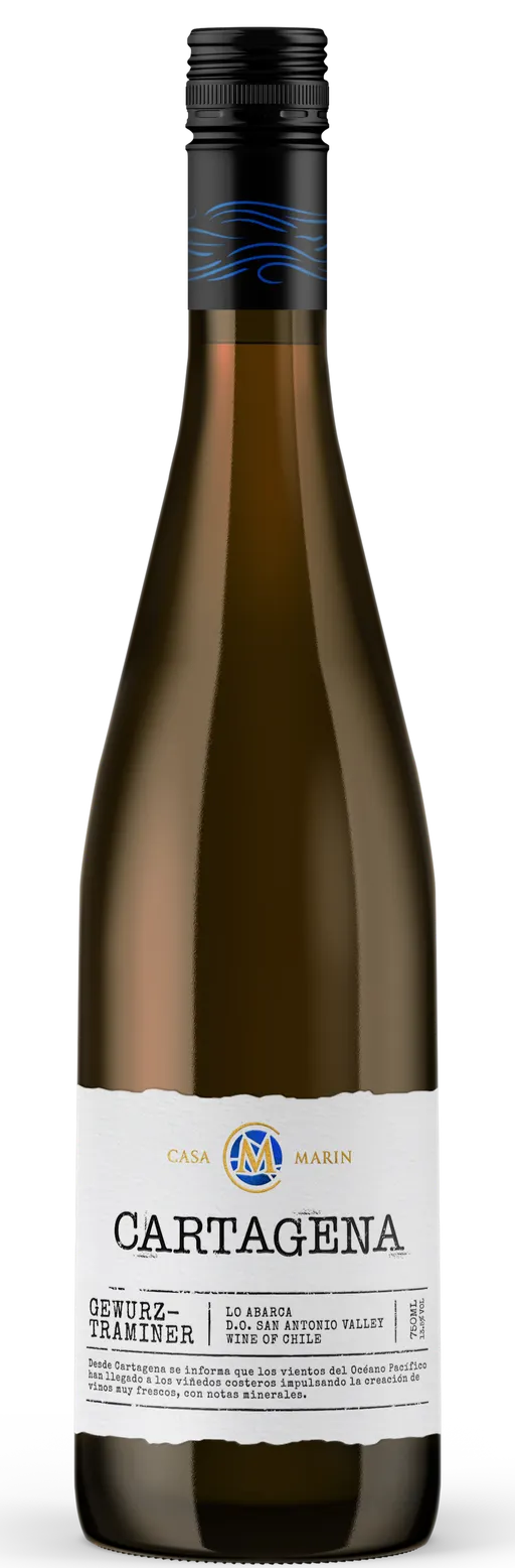 Vina Casa Marin Limitada CARTAGENA, GEWURZTRAMINER, Blanco, 2022, Valle de San Antonio. Imagen de botella
