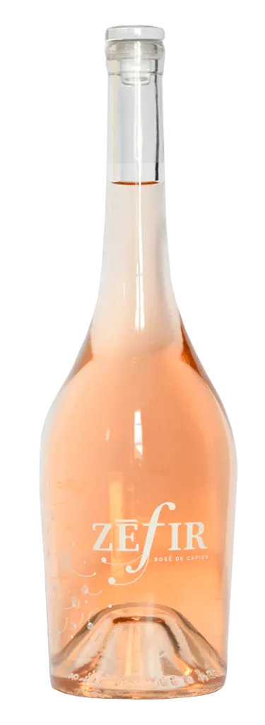 CHATEAU CAPION (ANIANE) Zéfir Rosé de Capion, Rosado, 2018, Languedoc. Imagen de botella