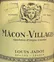 SOC CIV DOMAINE HERITIERS LOUIS JADOT Louis Jadot, White, 2020, Mâcon Villages. Front label