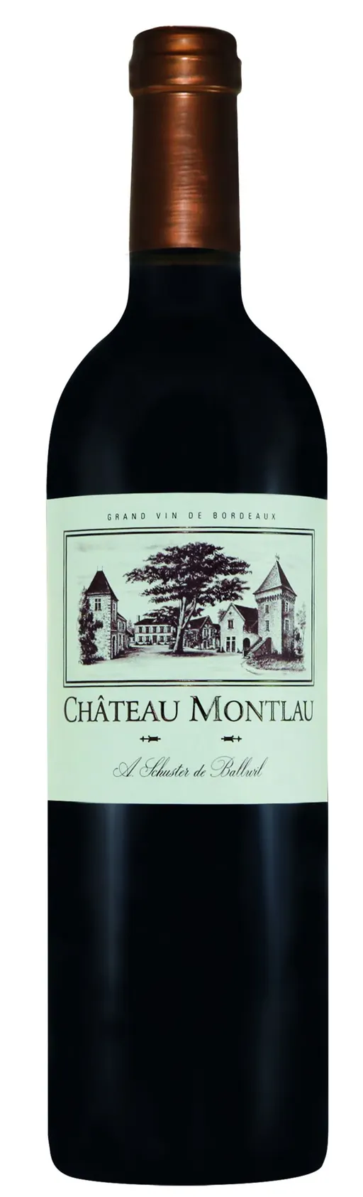 ARMAND SCHUSTER Château Montlau, Classique, Red, 2019, Bordeaux supérieur. Bottle image