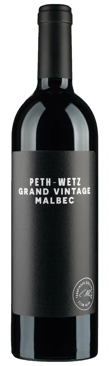 Peth-Wetz, Grand Vintage Malbec, Rouge, 2020. Image de la bouteille