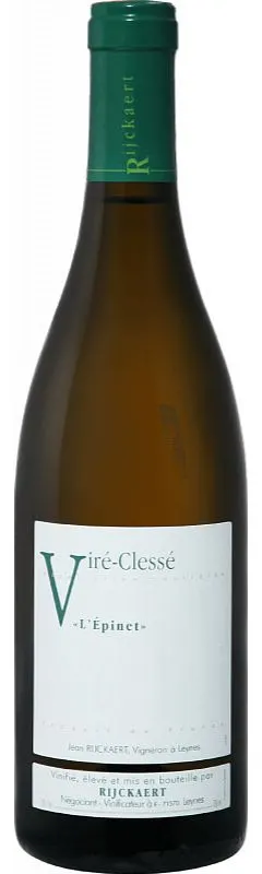 RIJCKAERT (DAVAYE) L'Epinet, White, 2019, Viré-Clessé. Bottle image