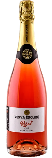 Vinya Escude, Reserva, Rosé, NV, Cava. Flaschenabbildung