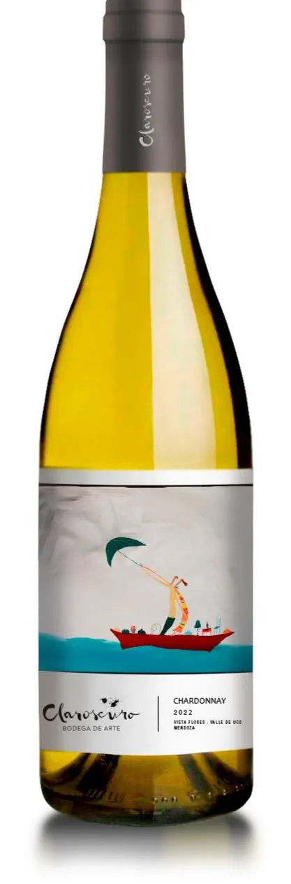 Bodega de Arte Claroscuro Chardonnay, Blanc, 2022, Mendoza. Image de la bouteille