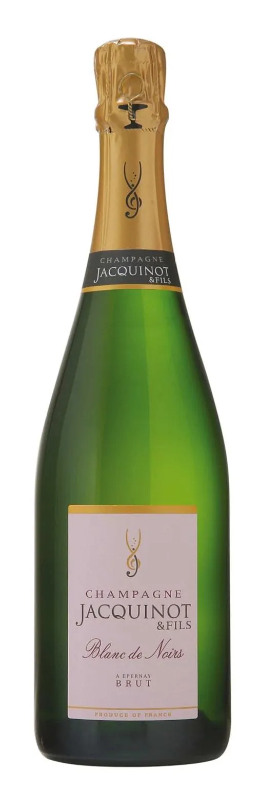 Champagne Jacquinot & Fils, Blanc de Noirs, Blanc, NV, Champagne. Image de la bouteille