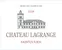 CHATEAU LAGRANGE (SAINT-JULIEN-BEYCHEVELLE) Château Lagrange, Troisième Cru Classé, Rouge, 2018, Saint-Julien. Étiquette